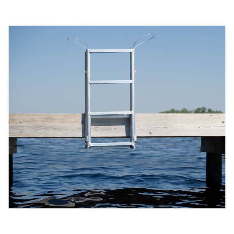 International Dock Wide-Step Dock Lift Ladder, 7-Step image number 6
