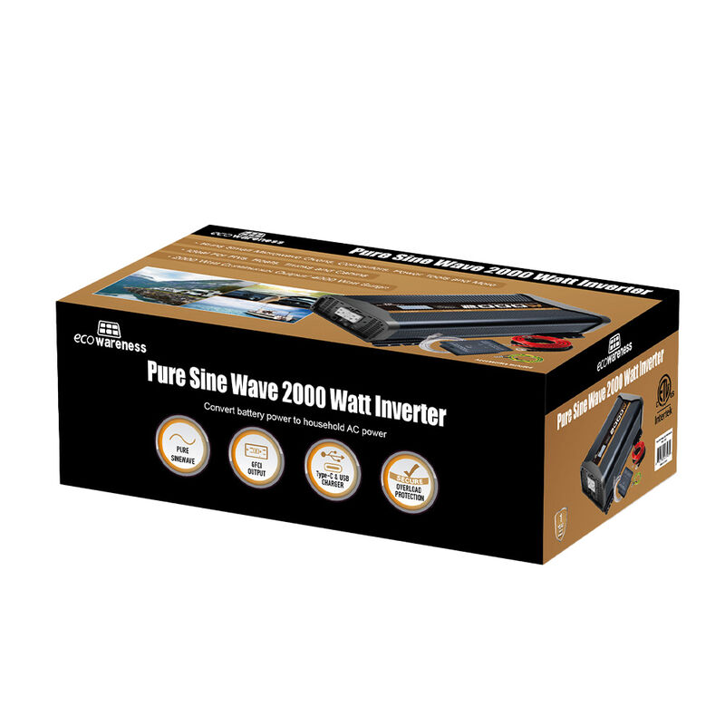 Ecowareness 2000-Watt Pure Sine Power Inverter image number 2