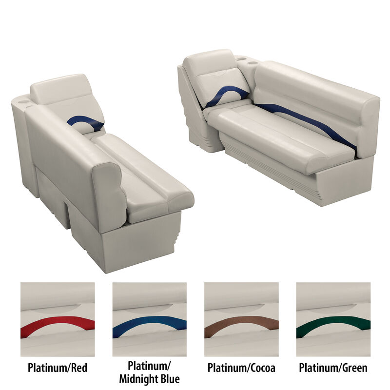 Toonmate Premium Pontoon Furniture Lounge And Lean-Back Package, Platinum image number 6