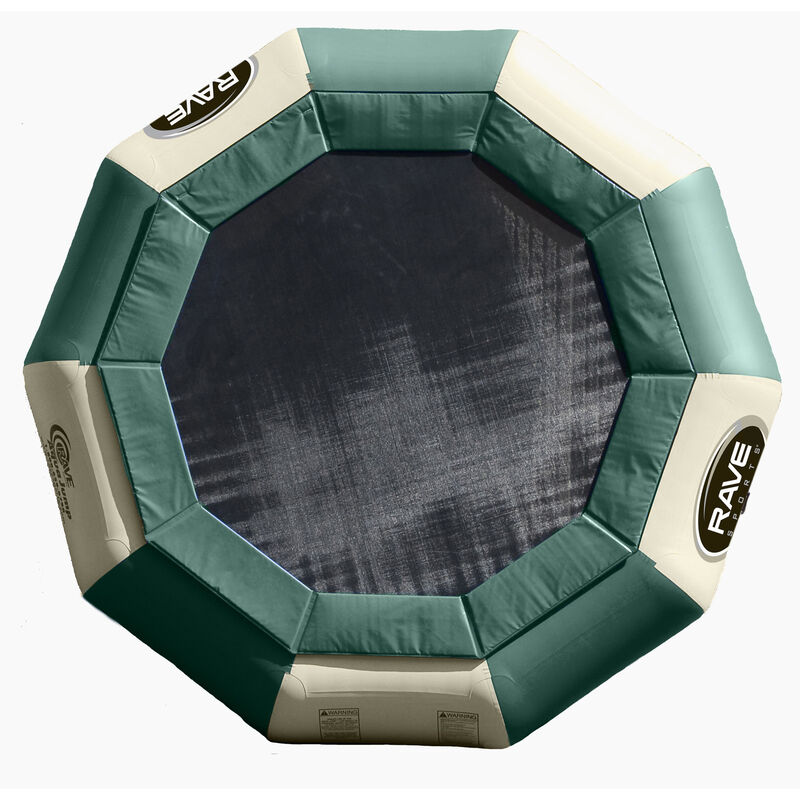 RAVE 15' Aqua Jump 150 Water Trampoline, Northwoods Edition image number 1