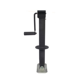 Trailer Valet Blackout 5,000 lbs Side Wind A-Frame Center Mount Jack - 15 inch travel