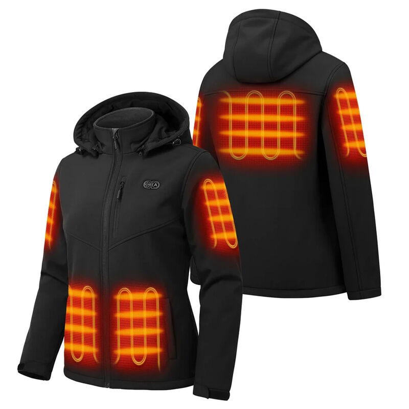 RORO Women's Heated Dual Control Jacket with 5 Heating Zones and Rechargeable Battery image number 2