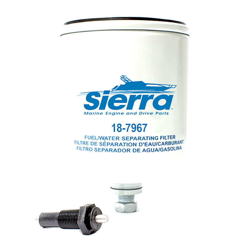 Sierra Fuel/Water Separator w/10-Micron Filter For Mercury Marine, Part #18-7967 image number 1