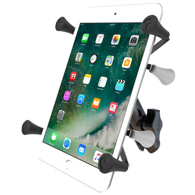 RAM Mount Universal X-Grip; Cradle with 1" Ball & STANDARD Length Double Socket Arm f/7" Tablets