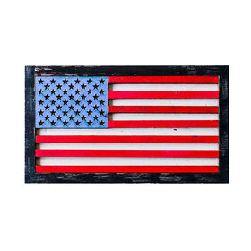 Flags of Valor Veteran Made Wooden 2-Pack USA Flag Build Kit
