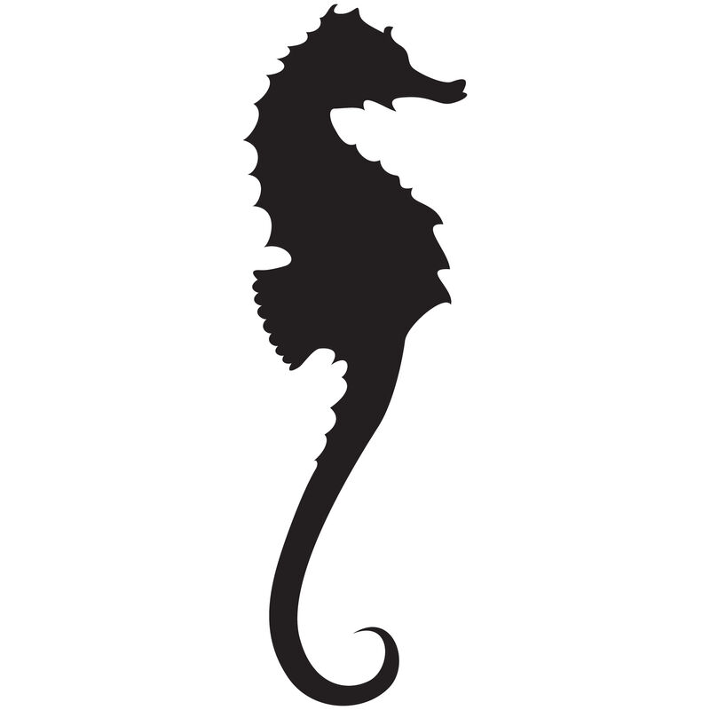 Sea Horse Vinyl Decal image number 1
