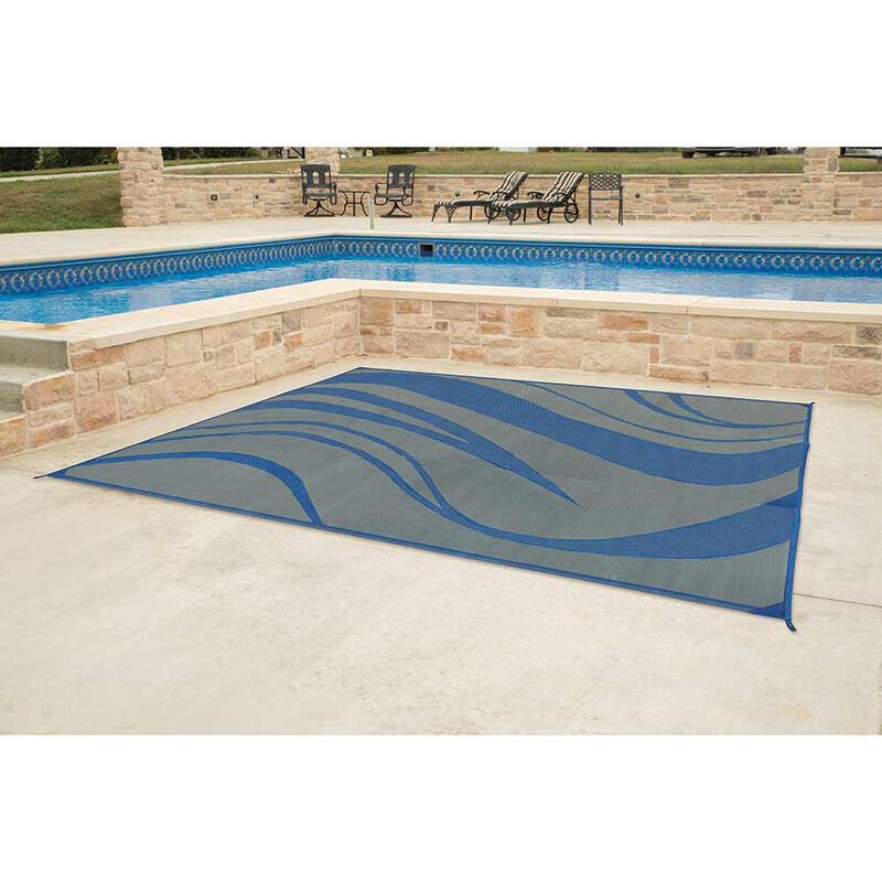 Reversible Wave Design Patio Mat image number 22
