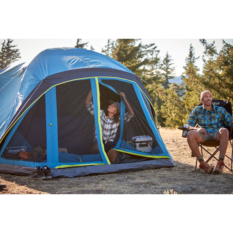 Coleman Skydome 6-Person Screen Room Camping Tent with Dark Room Technology image number 2