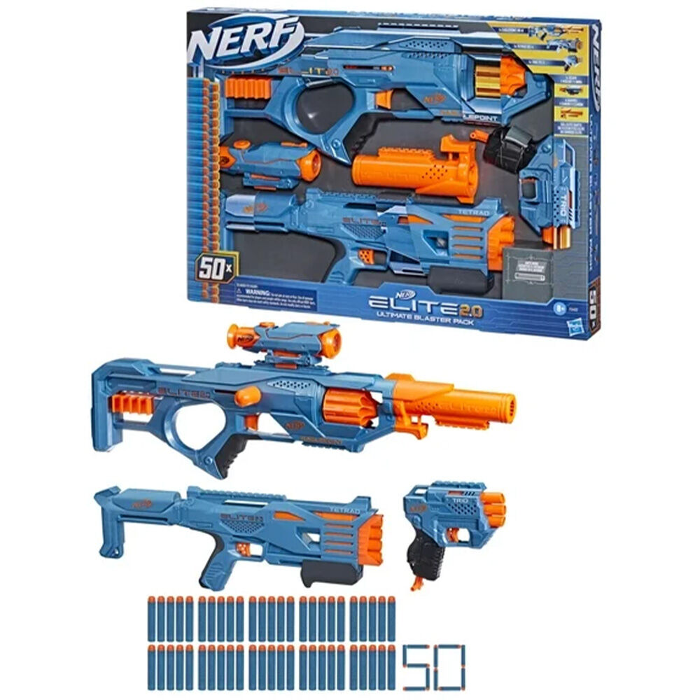 Nerf Elite 2.0 Ultimate 3-Blasters Pack