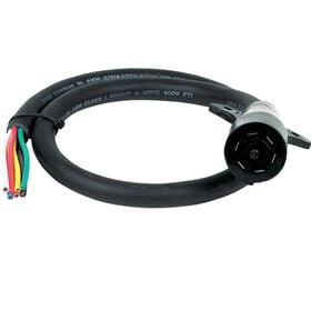 7-Way Molded Trailer Connector Cable - 8'