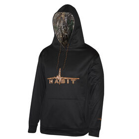 Habit Men's Logo Fleece Pullover Hoodie