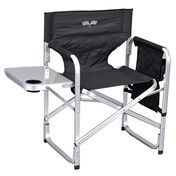 Ming's Mark Inc Director's Folding Chair, Black Flags