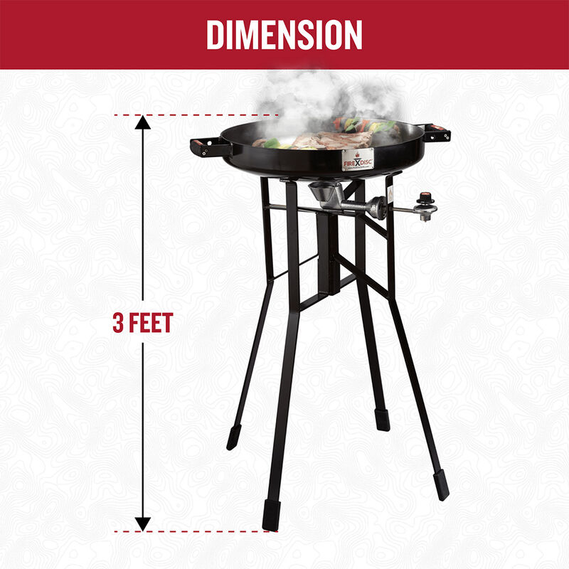 Original Series FIREDISC 380 Portable Propane Cooker&mdash;Jet Black image number 2
