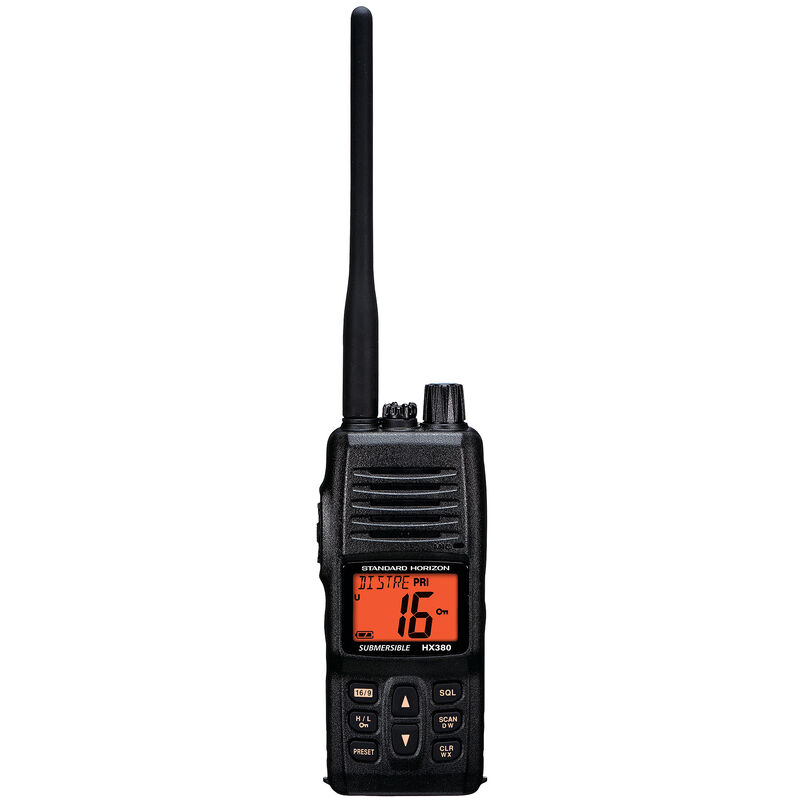 Standard Horizon HX380 Handheld VHF Radio image number 1