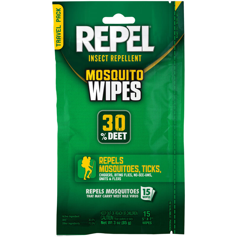 Repel Insect Repellent Mosquito Wipes image number 1