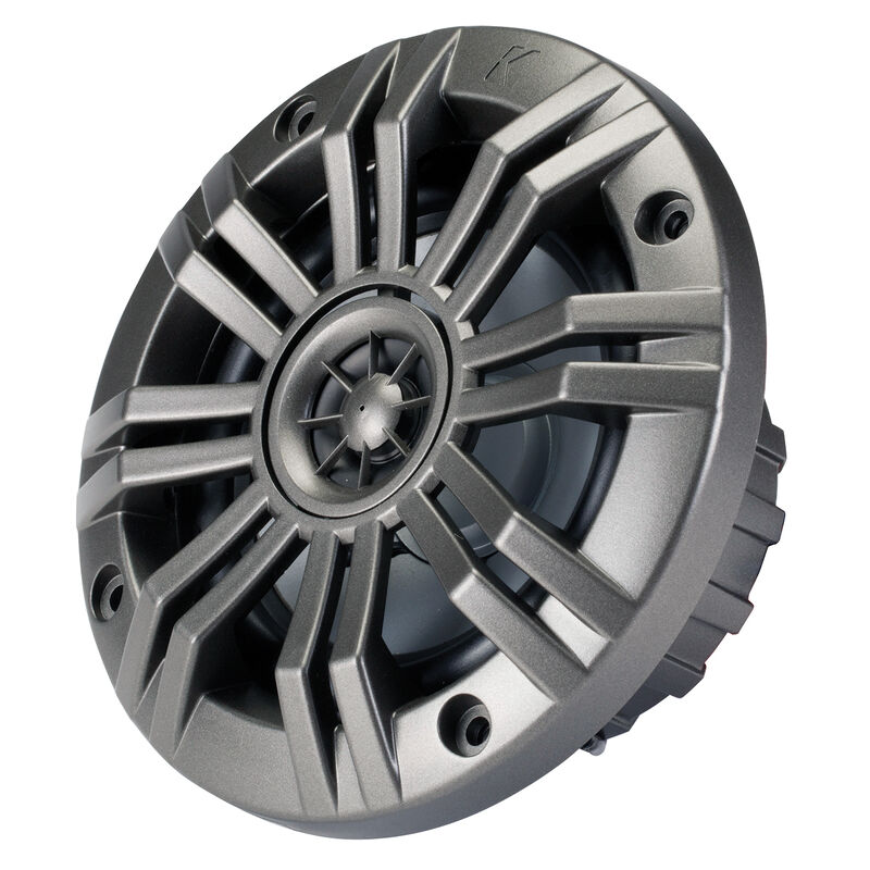 Kicker 41KM44CW 4" Marine Coaxial Speakers, Pair image number 1