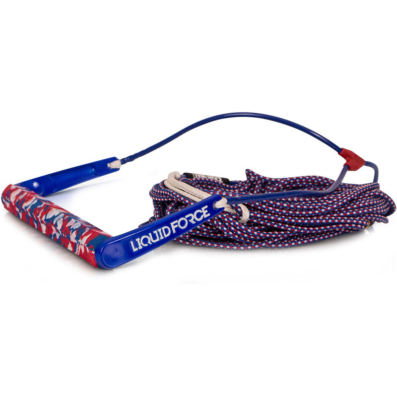 Liquid Force Team Rope And Handle Combo - White/Blue/Red image number 1