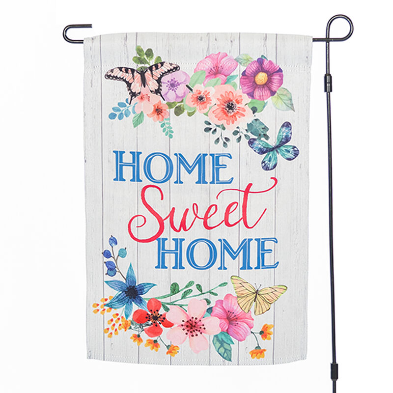 Welcome and Home Sweet Home Garden Flags, 2-Pack image number 2