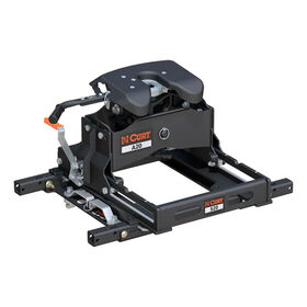 CURT 16682 A20 5th Wheel Hitch with S20 Slider and Puck System Adapter, Select Chevy, Ford, GMC