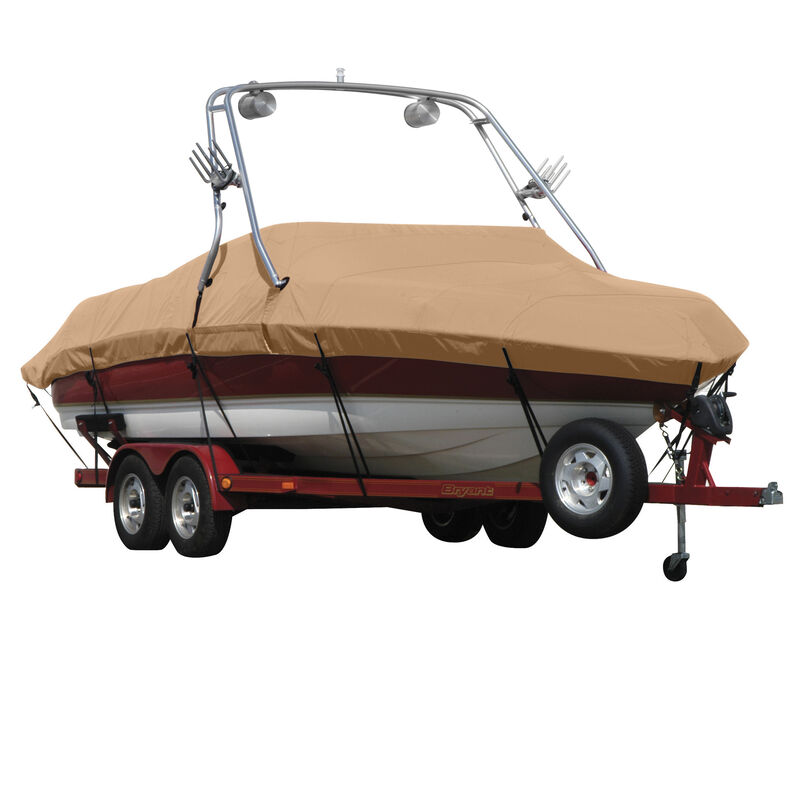 Sunbrella Boat Cover For Sea Ray 240 Sundeck W/Xtreme Tower Rear Facing image number 12