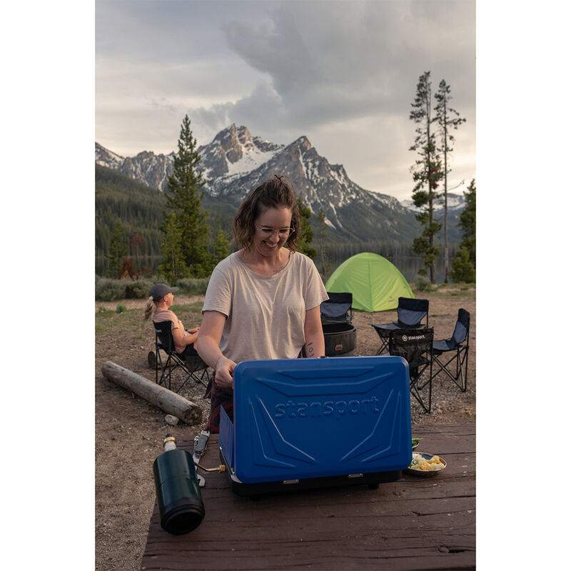 Stansport 2-Burner Propane Stove with Drip Pan and Piezo Igniter image number 8