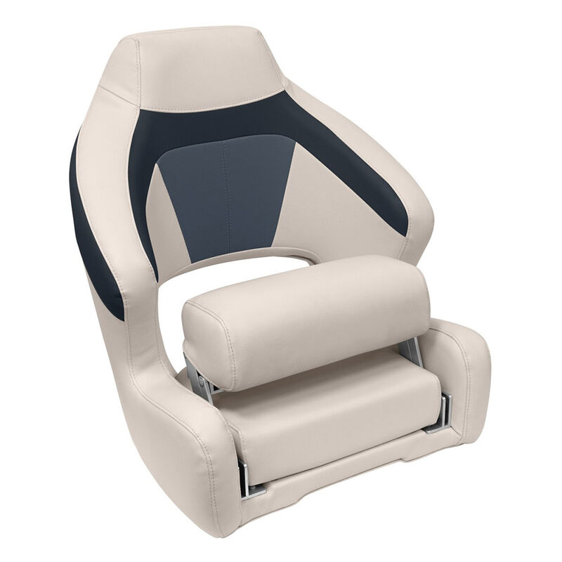 Wise Premier Pontoon XL Bucket Seat with Flip-Up Bolster image number 2