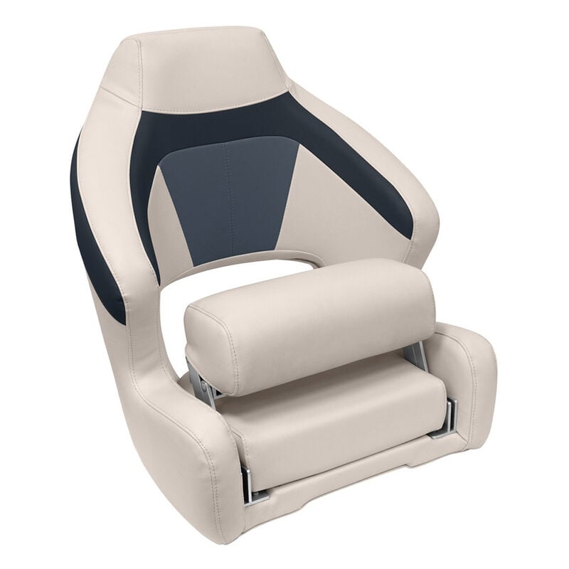 Wise Premier Pontoon XL Bucket Seat with Flip-Up Bolster image number 6
