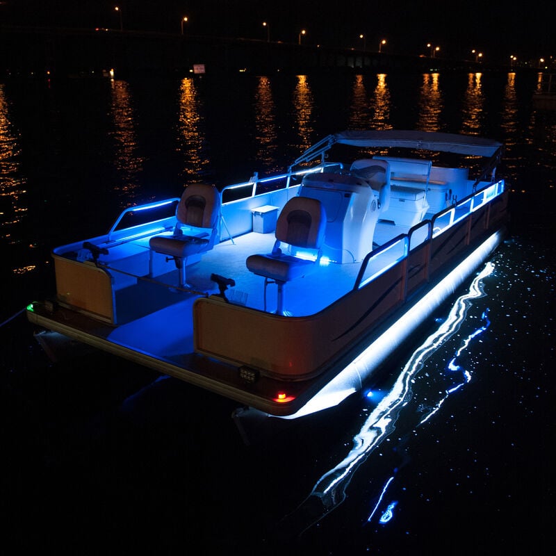 Overton's 24' Flex Track LED Light Kit For Pontoon Boats image number 15