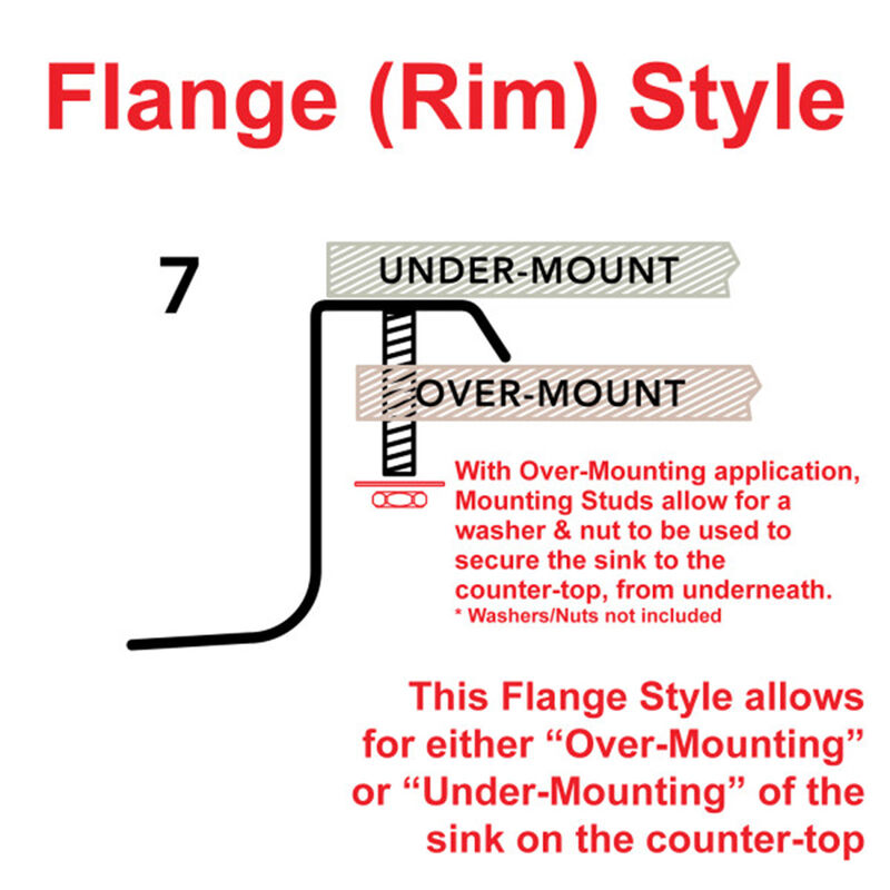 Ambassador Marine Oval Stainless Steel Sink, 17" x 12" image number 4