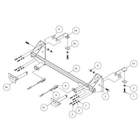 Roadmaster Crossbar Style Baseplate Kit&mdash; 2010-2011 Kia Soul (522111-1)