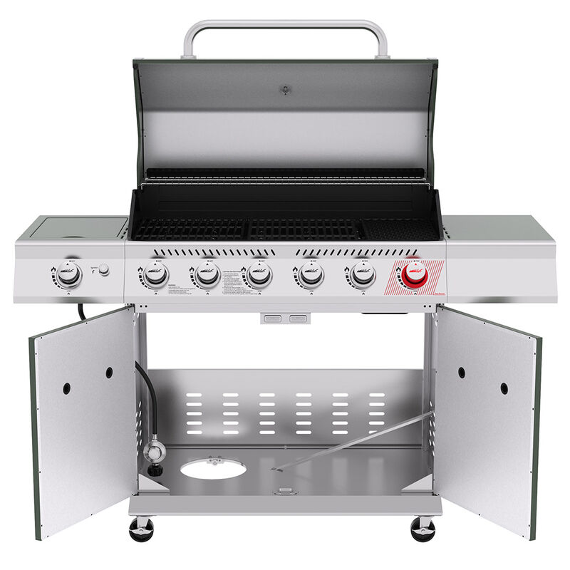 Royal Gourmet 6-Burner Propane Gas Grill with Side Burner and Sear Burner image number 14