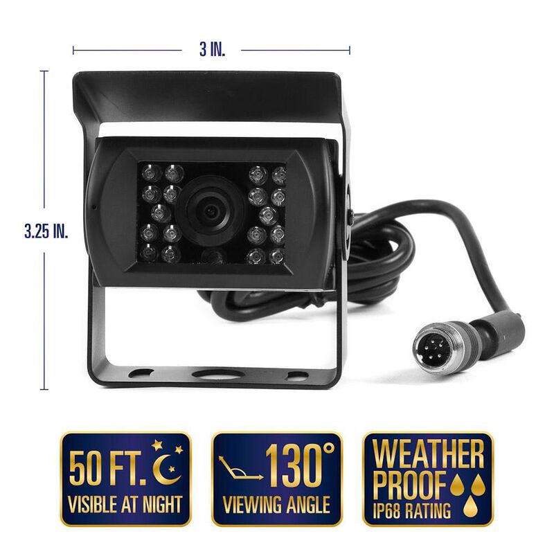 Rear View Camera System - Three Backup and Side Camera System with Quick Connect/Disconnect Kit image number 7