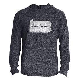 Points North Men's Pennsylvania ''Happy Place'' Long-Sleeve Hooded Tee
