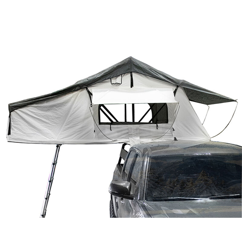 Nomadic 3 Arctic Extended Roof Top Tent, White and Dark Gray image number 1