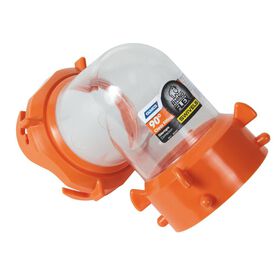 Camco RhinoFLEX 90 Degree Clear Sewer Hose Swivel Fittings