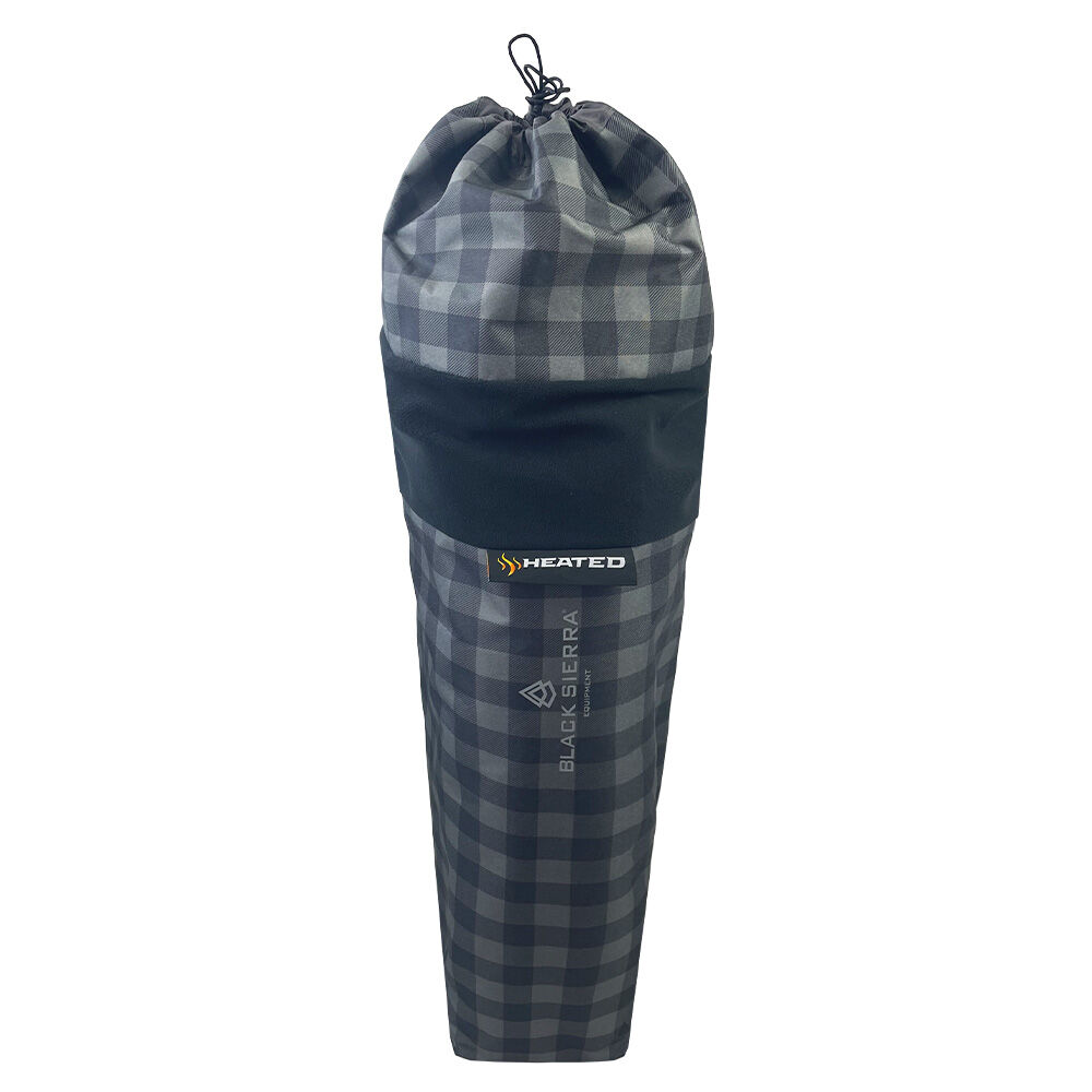 AMX Global Heated Comfort Cloud Chair—Gray Buffalo Check