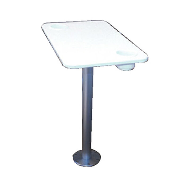 EEz-In Polymer Table With Stowable Pedestal image number 1
