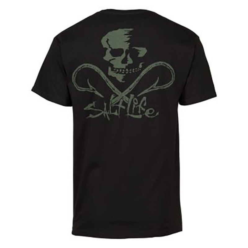 Salt Life Men's Skull and Hooks Pocket Short-Sleeve Tee image number 1
