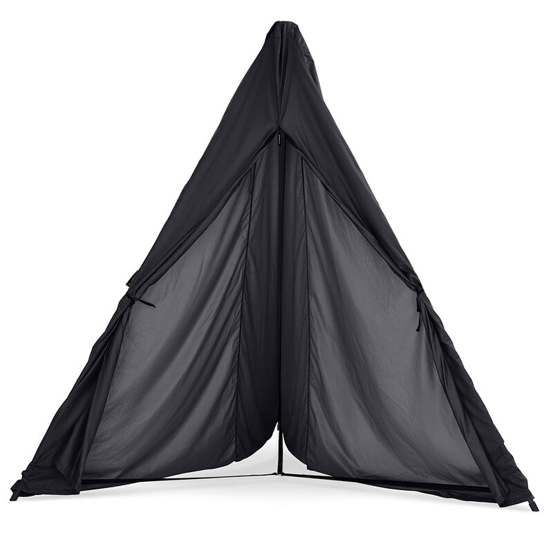 Black Hangout Stand Hammock Weather Cover image number 2