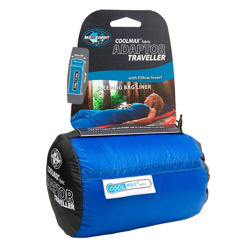 Sea to Summit Coolmax Adaptor Traveler Sleeping Bag Liner image number 1