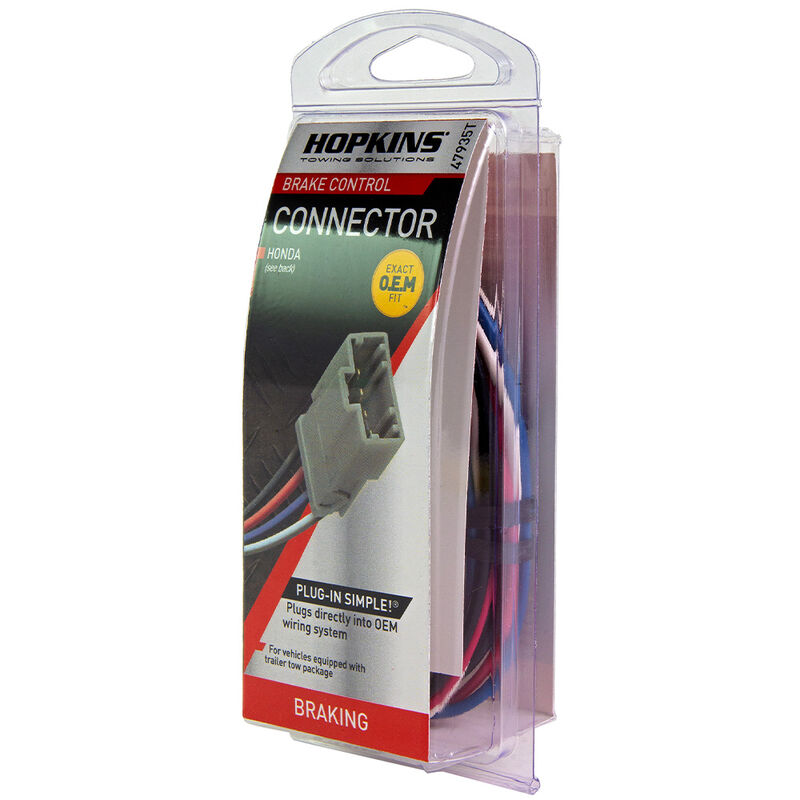 Hopkins 47935 Honda Plug-In Simple Brake Control Connector image number 3