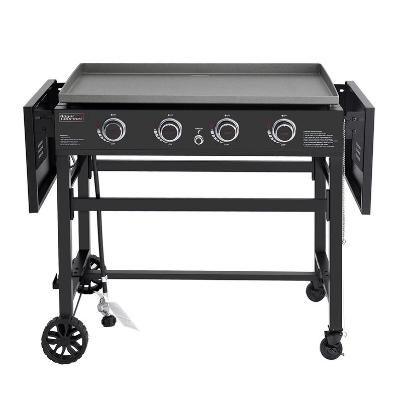 Royal Gourmet 36" 4-Burner Flat Top Gas Griddle with Cover image number 10