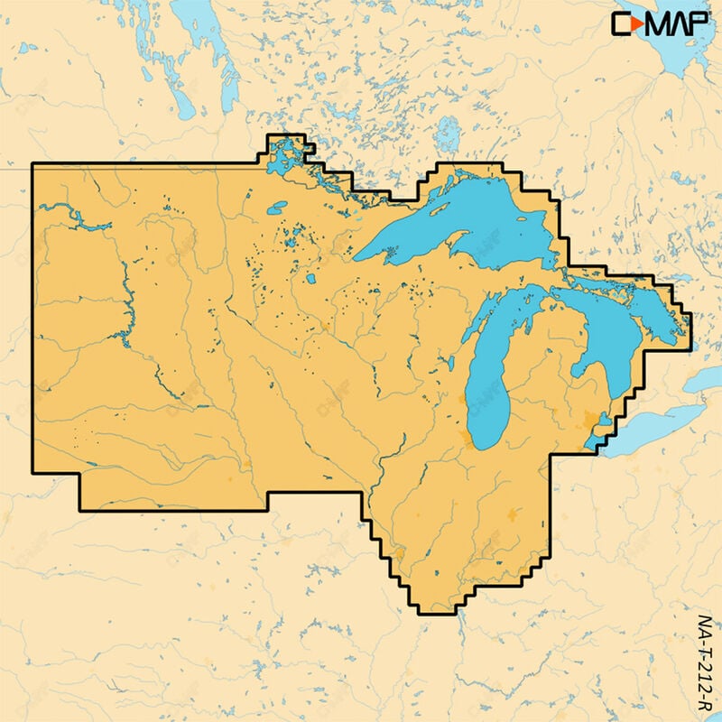 C-MAP REVEAL X - U.S. Lakes North Central image number 1