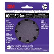 3M Power Tool Sanding Discs, 80-grit