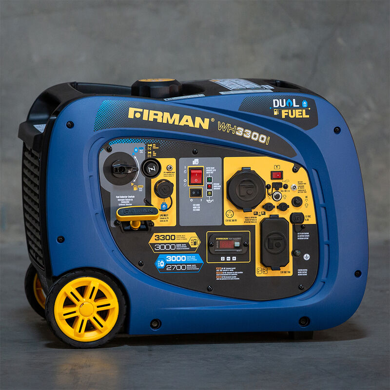 FIRMAN 3300/3000W Recoil Start Hybrid Dual Fuel Inverter Portable Generator Parallel Ready  image number 1
