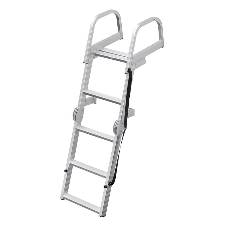 Whitecap 4-Step Folding Aluminum Pontoon & Dock Ladder image number 4