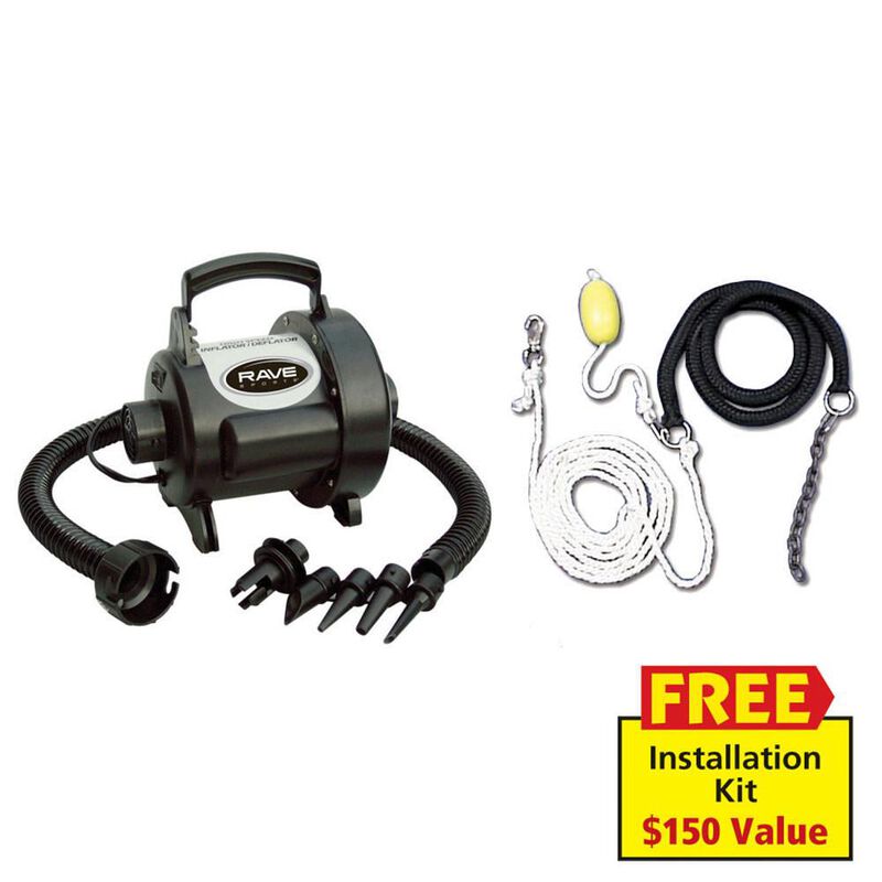 RAVE 20' Aqua Jump 200 Water Trampoline Standard Edition image number 1