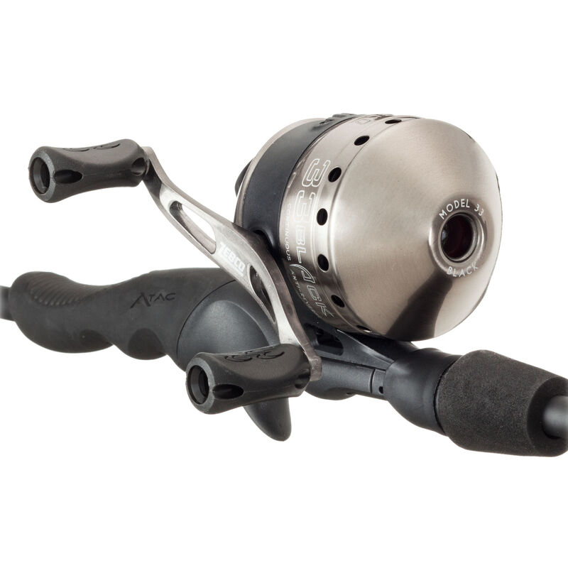 Zebco 33 Black Spincast Combo image number 2