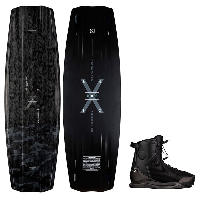 Ronix One Timebomb Wakeboard with Parks Bindings image number 1