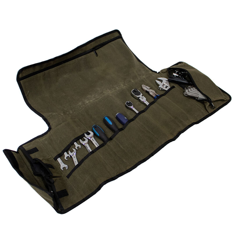 Overland Vehicle Systems Rolled Bag General Tool Organizer, #16 Waxed Canvas image number 5